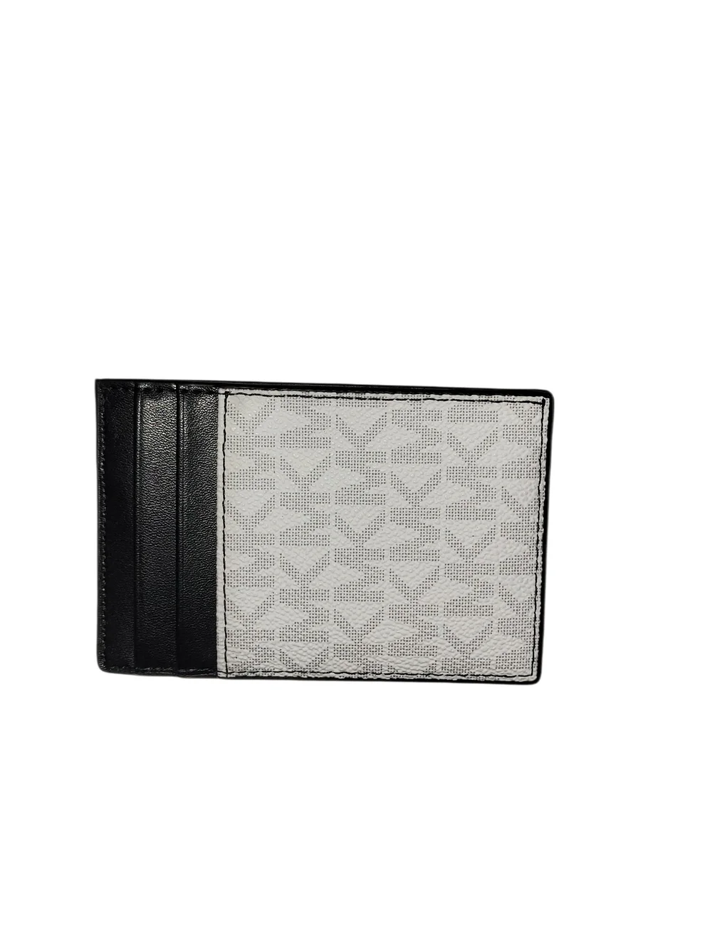 Michael Kors Black and White Signature Card Holder